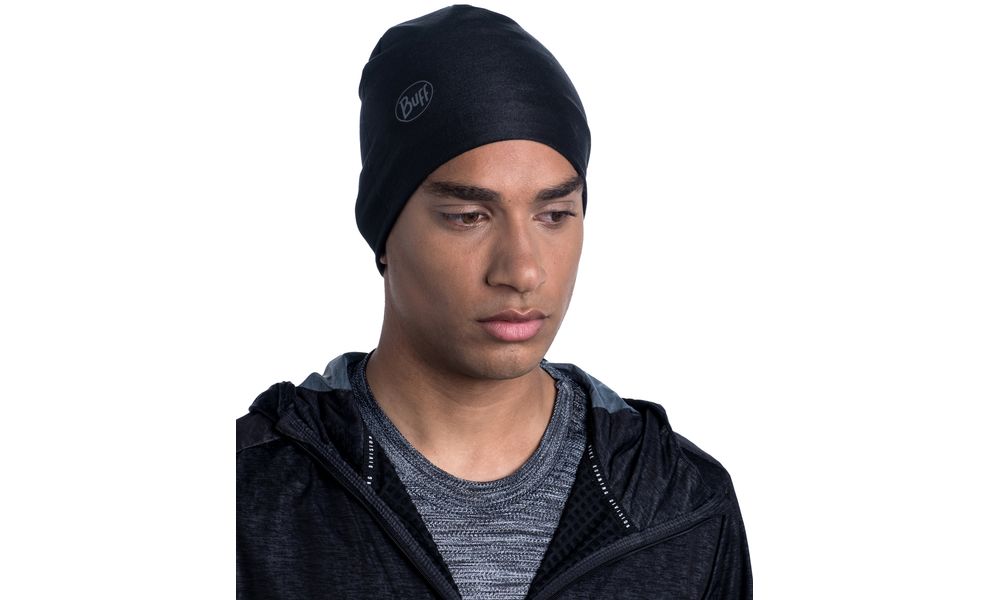Шапка BUFF® ThermoNet (Solid Black), Колір: Solid Black, зображення 5