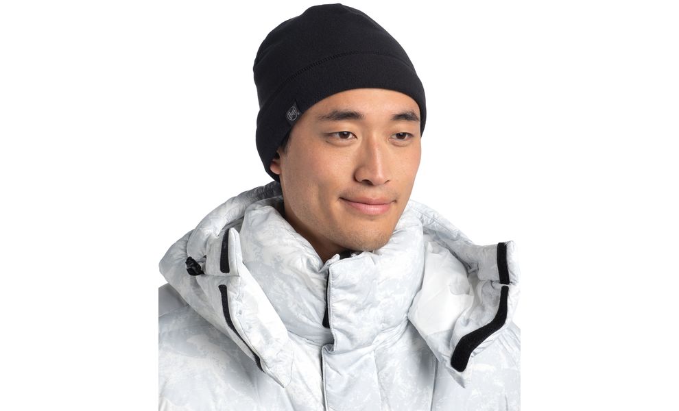 Шапка BUFF® Polar (Solid Black), Колір: Solid Black, зображення 2