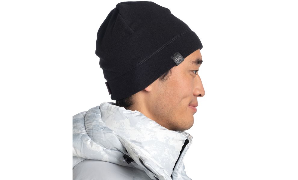Шапка BUFF® Polar (Solid Black), Колір: Solid Black, зображення 3