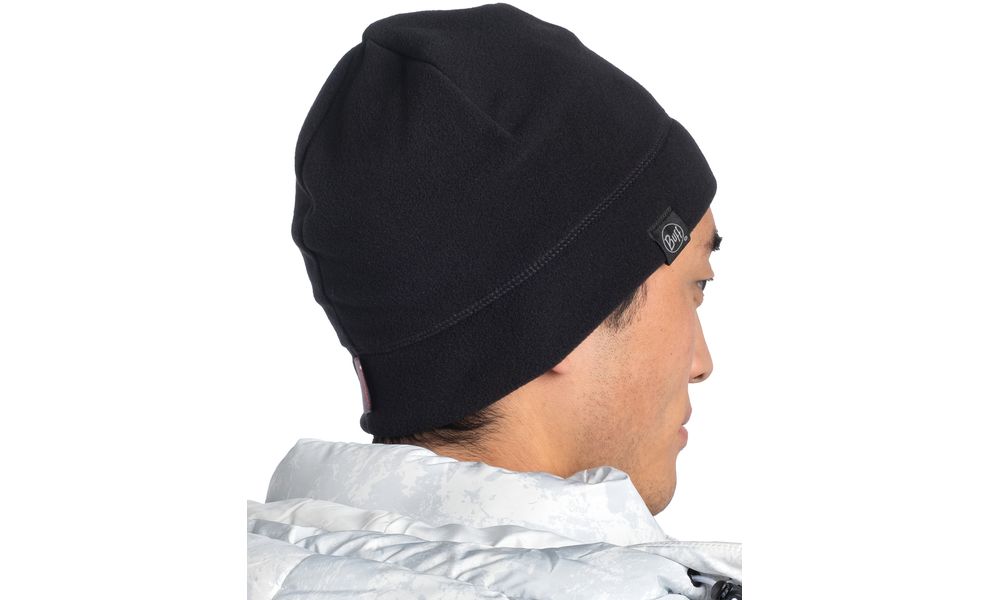 Шапка BUFF® Polar (Solid Black), Колір: Solid Black, зображення 4