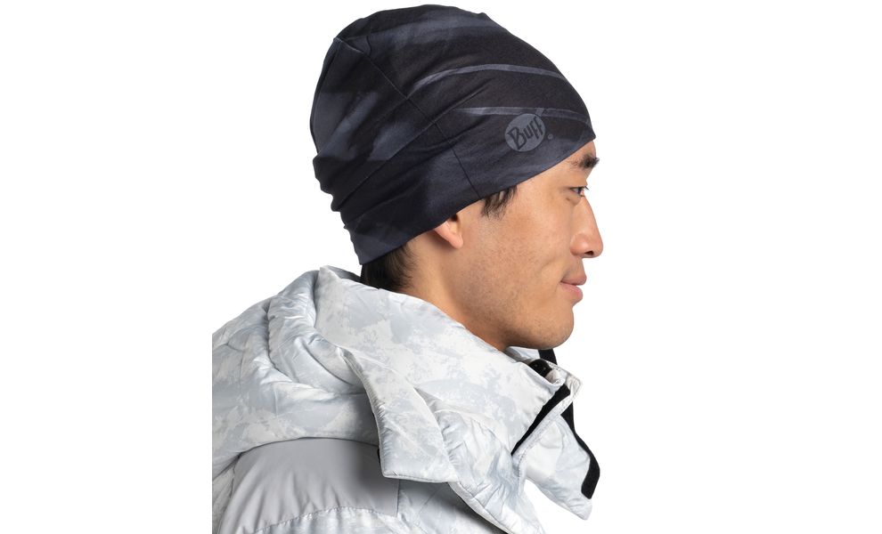 Шапка BUFF® Polar & EcoStretch (Raft Black), Колір: Raft Black, зображення 3