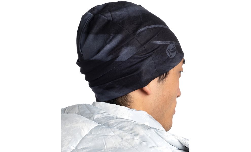 Шапка BUFF® Polar & EcoStretch (Raft Black), Колір: Raft Black, зображення 4