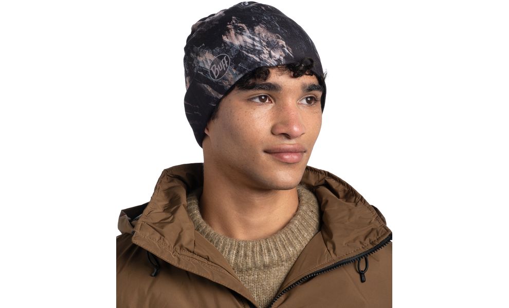 Шапка BUFF® Polar & EcoStretch (Blaise Black), Колір: Blaise Black, зображення 2