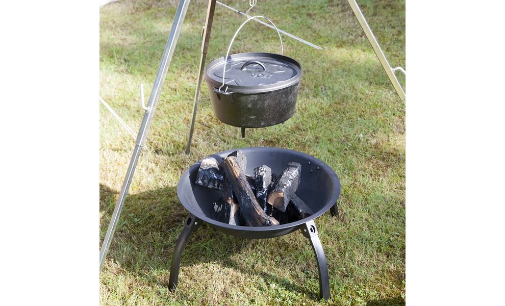 Портативний вугільний гриль 2 в 1 Bo-Camp Firebowl Harrow, зображення 9