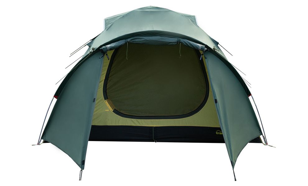 3-місний намет Tramp Lair 3 V2: двошаровий, з тамбуром, Кількість місць: 3, Колір: Green, зображення 4