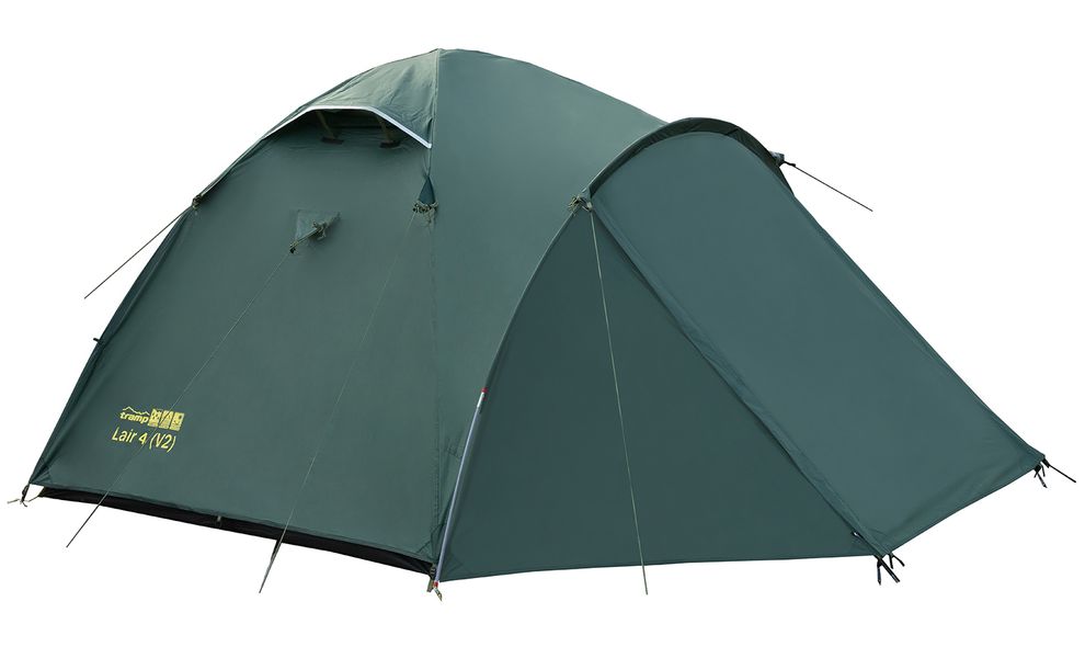 4-місний намет Tramp Lair 4 V2: двошаровий, з тамбуром, Кількість місць: 4, Колір: Green, зображення 5