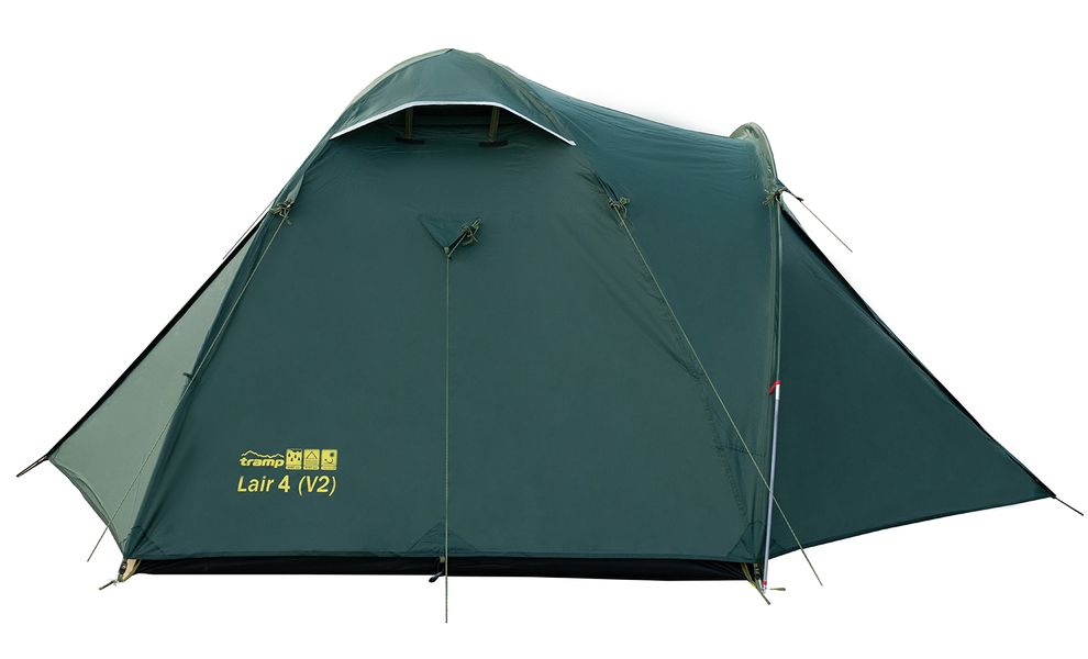 4-місний намет Tramp Lair 4 V2: двошаровий, з тамбуром, Кількість місць: 4, Колір: Green, зображення 7