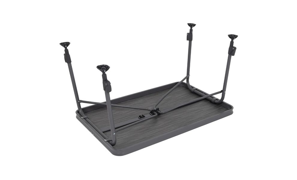 Розкладний стіл з алюмінію Bo-Camp Logan - 120x80x72 см, Тип розміру: L, Колір: Grey, зображення 4
