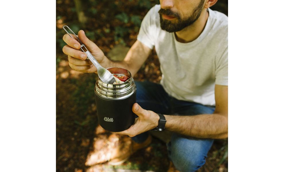 Термос для їжі Esbit Classic (Olive Green) на 1 л, Об'єм: 1000, Колір: Olive Green, зображення 7