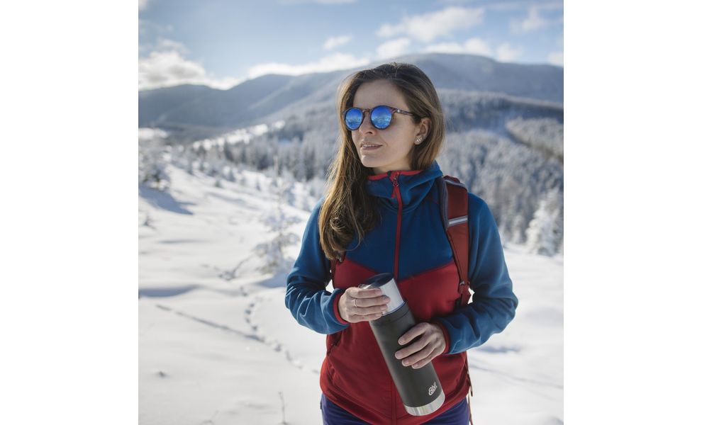 Термос для чаю/кави Esbit Sculptor (Stone Grey) на 1 л, Об'єм: 1000, Колір: Stone Grey, зображення 6