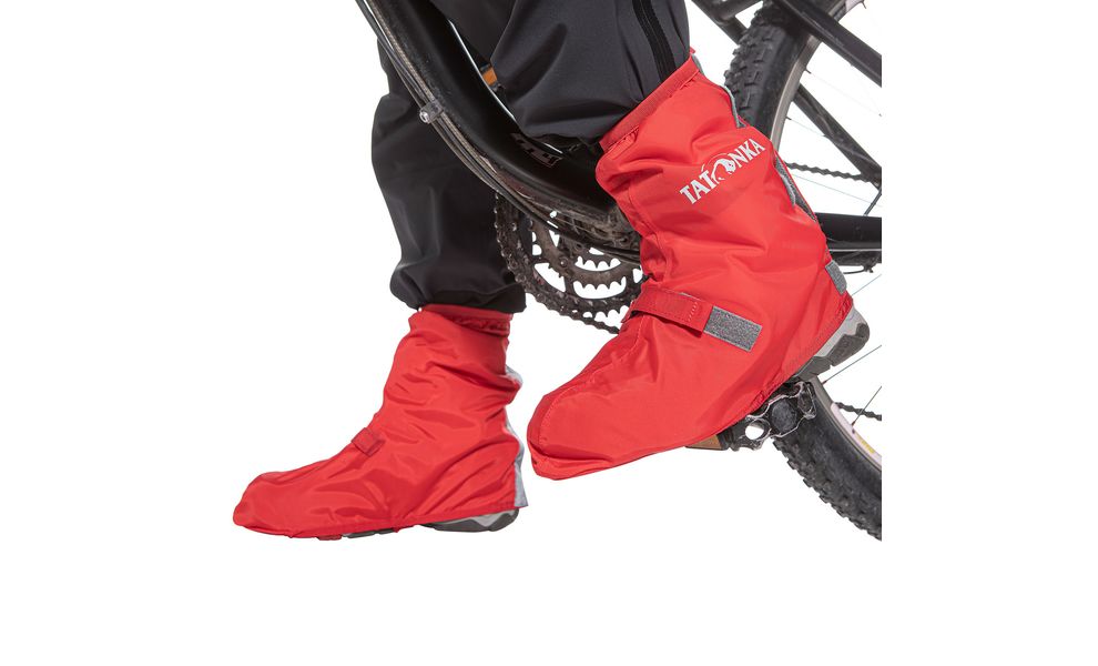 Бахіли велосипедні Tatonka Velo Gaiter (Red), Колір виробника: Red, Розмір виробника: M, зображення 6