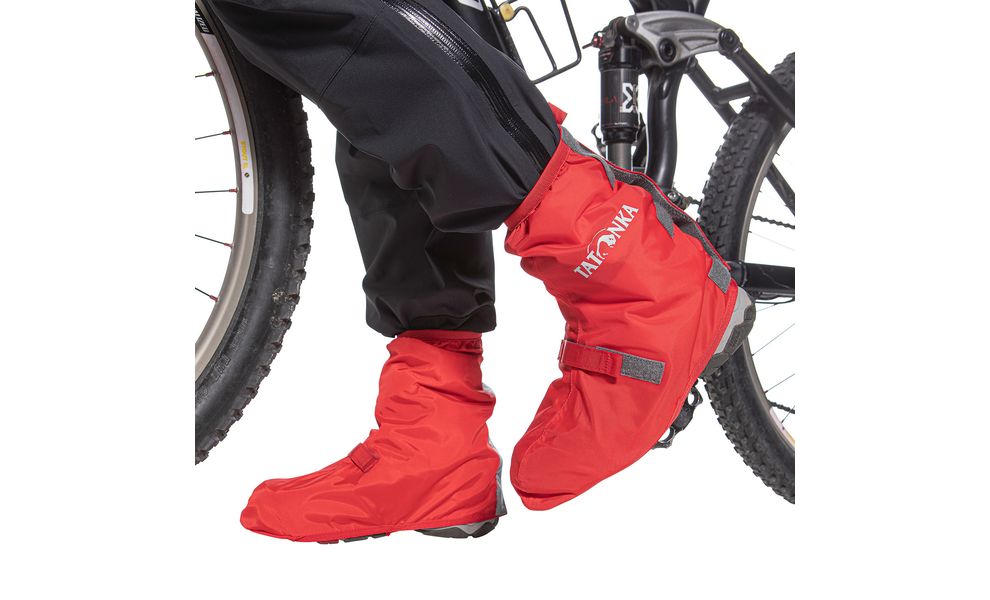 Бахіли велосипедні Tatonka Velo Gaiter (Red), Колір виробника: Red, Розмір виробника: S, зображення 7