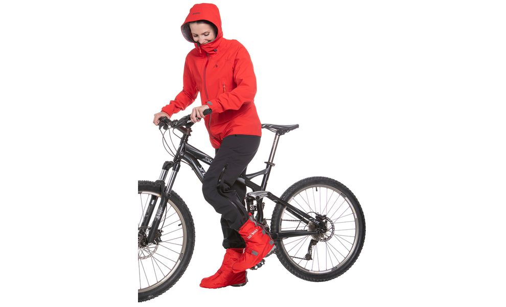 Бахіли велосипедні Tatonka Velo Gaiter (Red), Колір виробника: Red, Розмір виробника: M, зображення 8