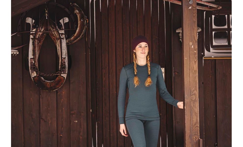 Термокофта жіноча Aclima StreamWool 400 Crew Neck (343/Green Gables), Колір виробника: 343/Green Gables, Розмір виробника: L, зображення 3