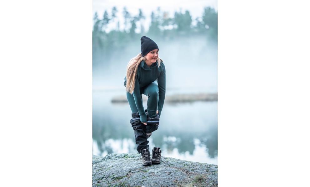 Термоштани жіночі Aclima StreamWool 400 Longs (343/Green Gables), Колір виробника: 343/Green Gables, Розмір виробника: M, зображення 3