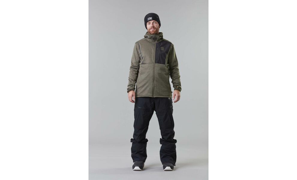 Толстовка чоловіча Picture Organic Bake Grid FZ - SMT101 (Dark Army Green), Колір виробника: Dark Army Green, Розмір: M, зображення 3