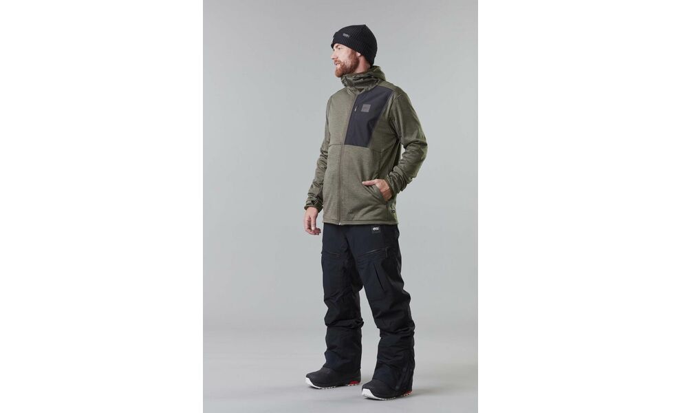 Толстовка чоловіча Picture Organic Bake Grid FZ - SMT101 (Dark Army Green), Колір виробника: Dark Army Green, Розмір: M, зображення 5