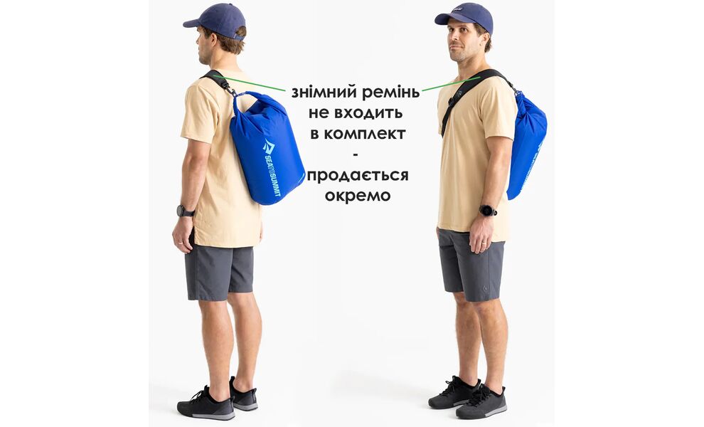 Гермомішок Sea to Summit Lightweight Dry Bag (Sulphur), 1,5 л, Об'єм: 1,5, Колір виробника: Sulphur, зображення 6