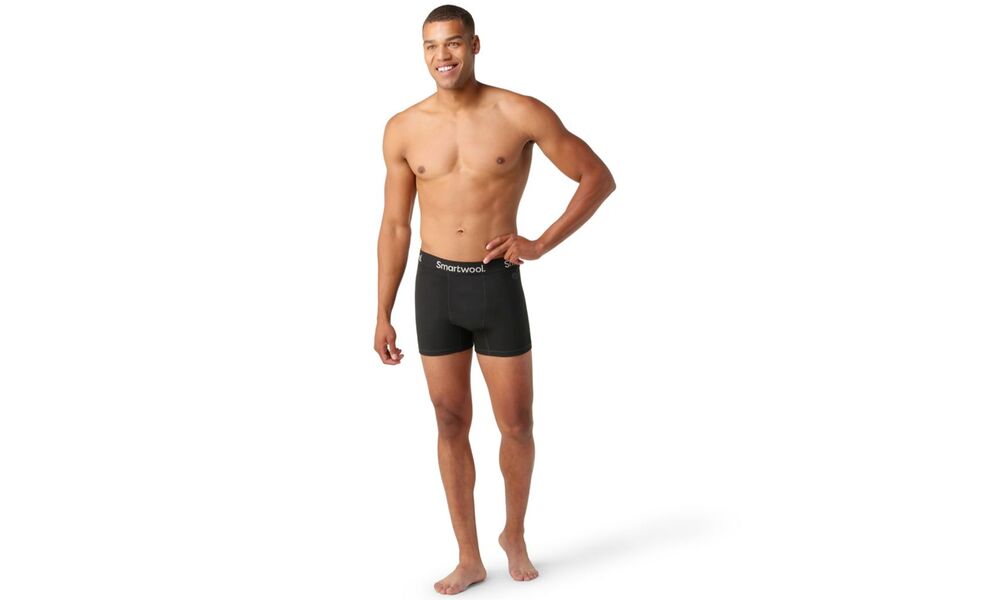Термотруси чоловічі SmartWool Merino Boxer Brief - SW016996 (001/Black), Колір виробника: 001/Black, Розмір: M, зображення 2