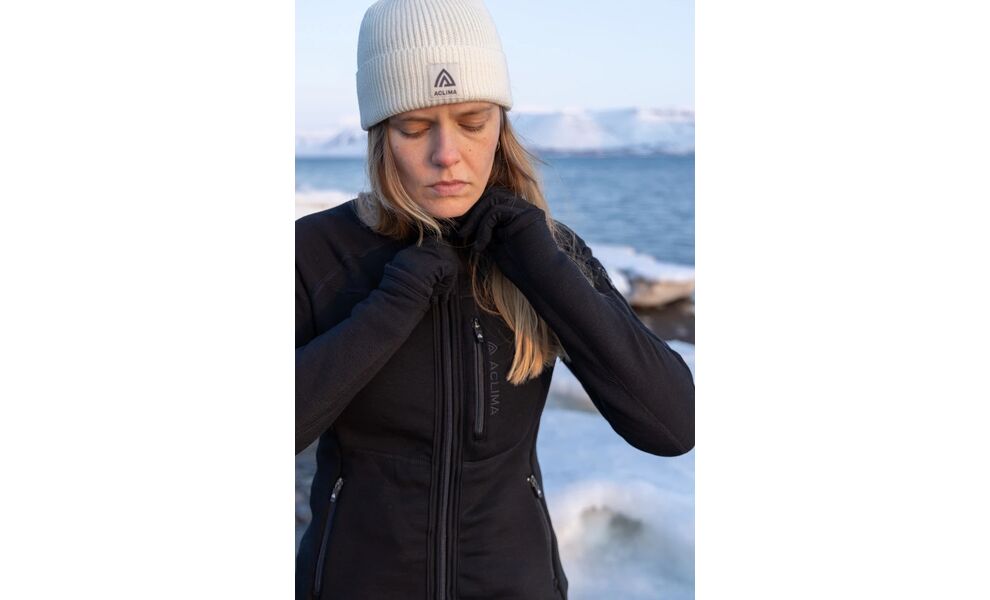 Фліска жіноча Aclima FleeceWool 250 Jacket (123/Jet Black), Колір виробника: 123/Jet Black, Розмір: L, зображення 4