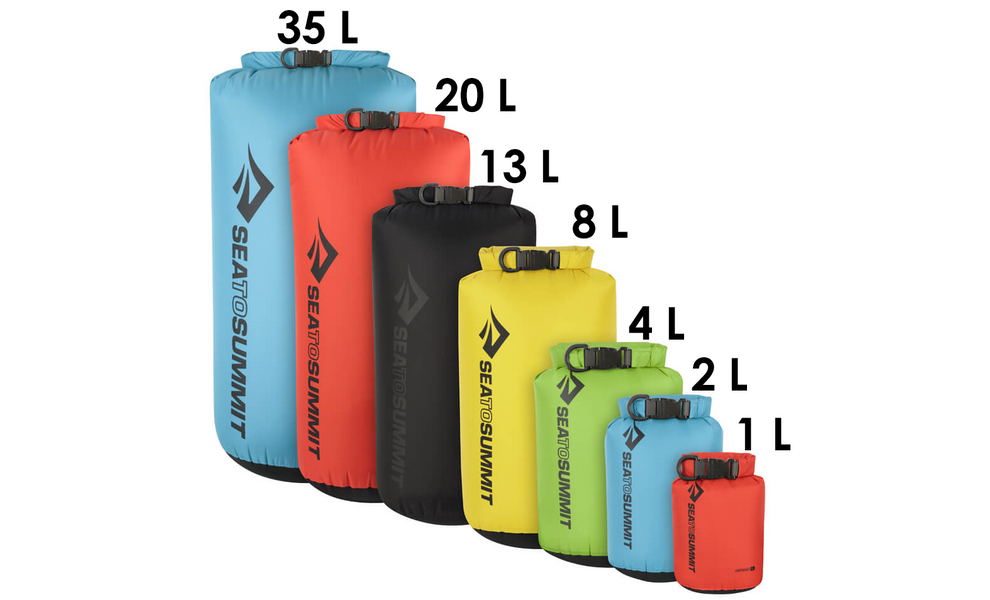 Гермомішок Sea to Summit Lightweight Dry Sack (Blue), 20 л, Об'єм: 20, Колір виробника: Blue, зображення 2