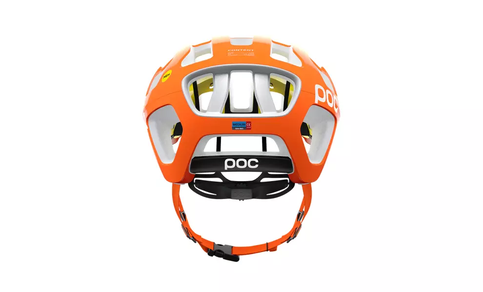 Велошолом POC Octal MIPS (Fluorescent Orange AVIP), Колір: Fluorescent Orange AVIP, Розмір: S/50-56, зображення 3