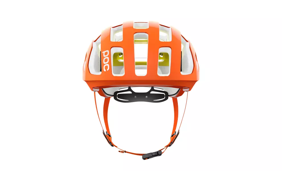 Велошолом POC Octal MIPS (Fluorescent Orange AVIP), Колір: Fluorescent Orange AVIP, Розмір: S/50-56, зображення 4