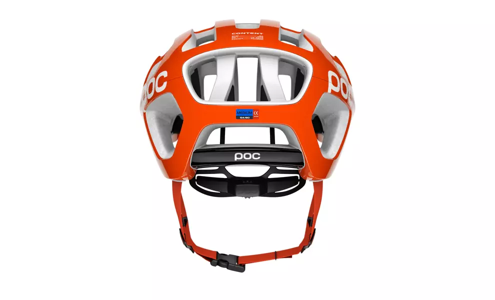 Велошолом POC Octal (Zink Orange AVIP), Колір: Zink Orange AVIP, Розмір: S/50-56, зображення 3