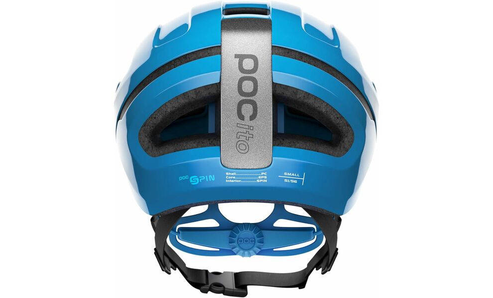 Дитячий велошолом POCito Omne SPIN (Fluorescent Blue), Колір: Fluorescent Blue, Розмір: XS/48-52, зображення 3
