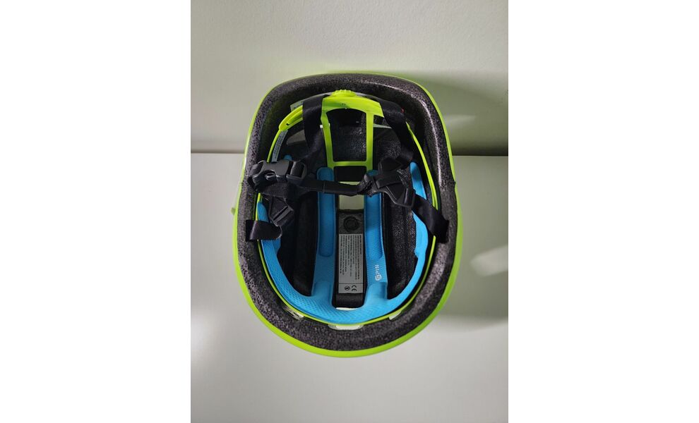 Дитячий велошолом POCito Omne SPIN (Fluorescent Yellow/Green), Колір: Fluorescent Yellow/Green, Розмір: S/51-56, зображення 5