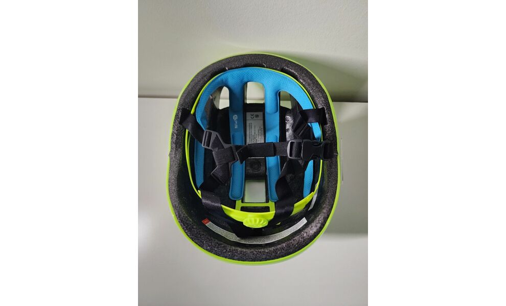 Дитячий велошолом POCito Omne SPIN (Fluorescent Yellow/Green), Колір: Fluorescent Yellow/Green, Розмір: S/51-56, зображення 6