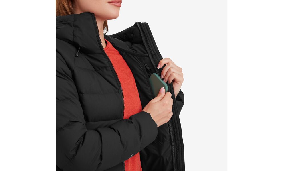 Куртка жіноча Montane Resolve XT Hoodie - FREXH (Black), Колір виробника: Black, Розмір: S/EU 38, зображення 8