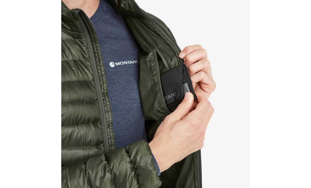 Лайнер чоловічий Montane Anti-Freeze Hoodie - MAFRH (Oak Green), Колір виробника: Oak Green, Розмір: S, зображення 8