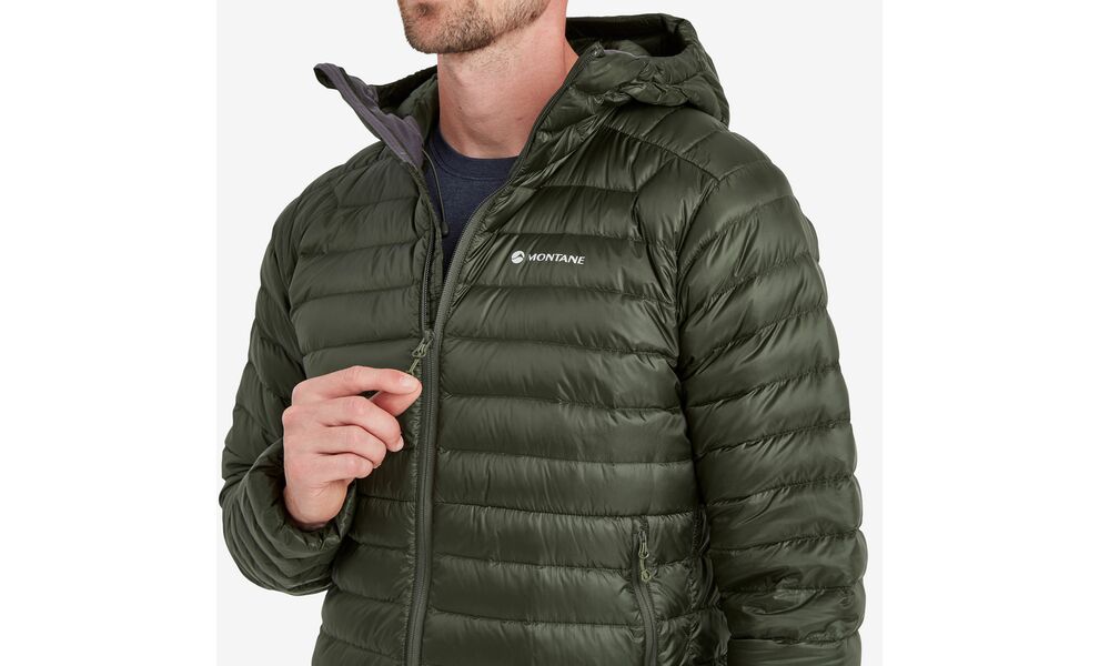 Лайнер чоловічий Montane Anti-Freeze Hoodie - MAFRH (Oak Green), Колір виробника: Oak Green, Розмір: S, зображення 9