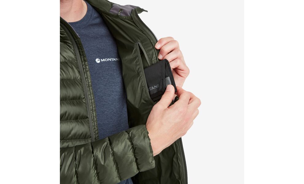 Лайнер чоловічий Montane Anti-Freeze Hoodie - MAFRH (Oak Green), Колір виробника: Oak Green, Розмір: S, зображення 13