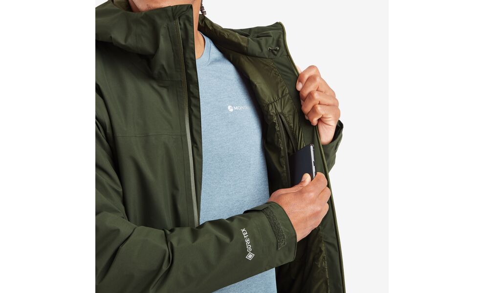 Штормівка чоловіча Montane Duality Lite - MDUJL (Oak Green), Колір виробника: Oak Green, Розмір: M, зображення 11