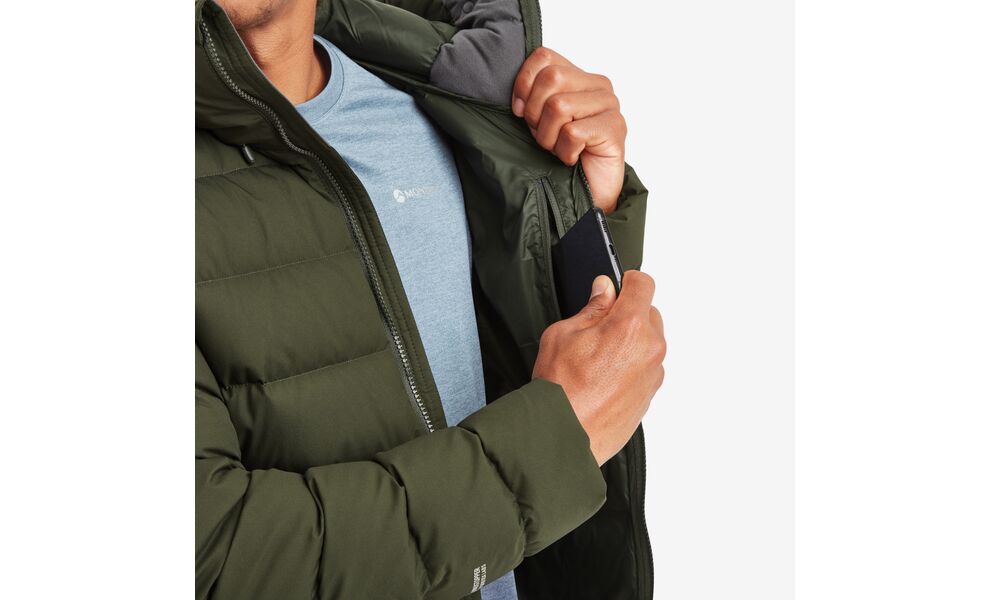 Пуховик чоловічий Montane Resolve XT - MREXH (Oak Green), Колір виробника: Oak Green, Розмір: XL, зображення 8