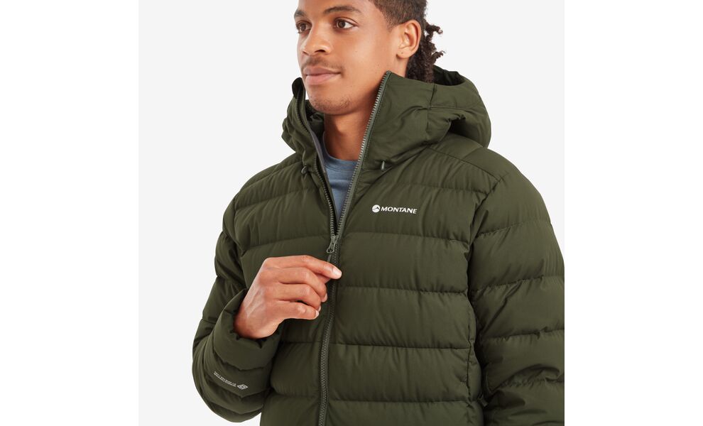 Пуховик чоловічий Montane Resolve XT - MREXH (Oak Green), Колір виробника: Oak Green, Розмір: XL, зображення 6