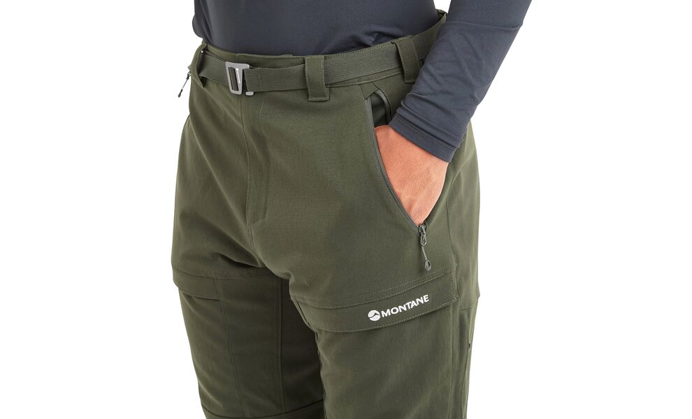 Штани чоловічі Montane Terra XT - Regular - MTEXR (Oak Green), Колір виробника: Oak Green, Тип довжини: Regular, Розмір: L, зображення 6