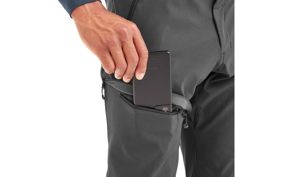 Штани чоловічі Montane Tenacity XT - Regular - MTXTR (Midnight Grey), Колір виробника: Midnight Grey, Тип довжини: Regular, Розмір: L, зображення 8