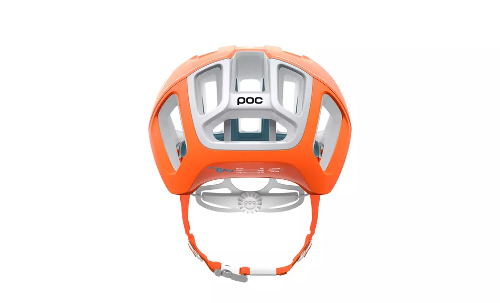 Велошолом POC Ventral SPIN (Zink Orange AVIP), Колір: Zink Orange AVIP, Розмір: M/54-59, зображення 4