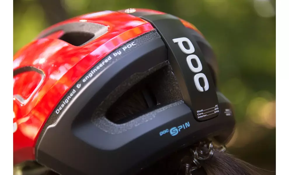 Велошолом POC Omne Air Resistance SPIN (Prismane Red), Колір: Prismane Red, Розмір: L/56-61, зображення 10