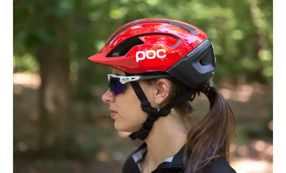 Велошолом POC Omne Air Resistance SPIN (Prismane Red), Колір: Prismane Red, Розмір: M/54-59, зображення 7