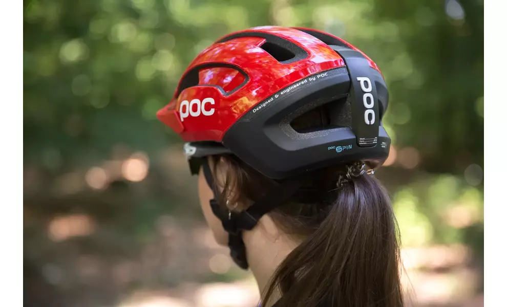 Велошолом POC Omne Air Resistance SPIN (Prismane Red), Колір: Prismane Red, Розмір: M/54-59, зображення 8