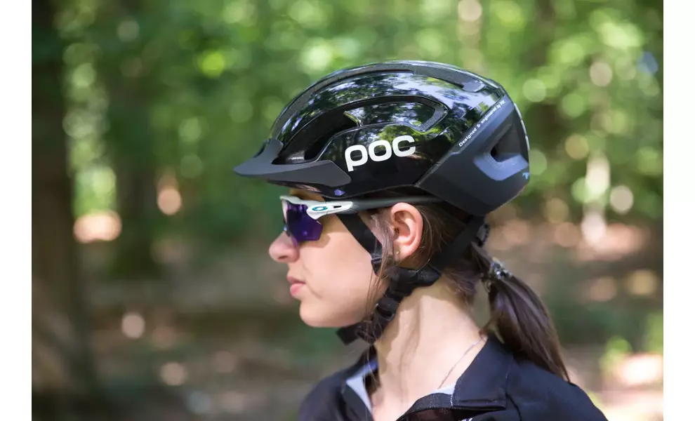 Велошолом POC Omne Air Resistance SPIN (Uranium Black), Колір: Uranium Black, Розмір: S/50-56, зображення 7