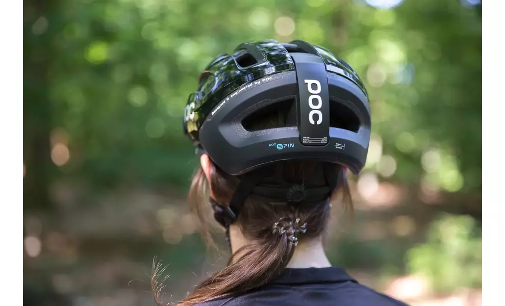 Велошолом POC Omne Air Resistance SPIN (Uranium Black), Колір: Uranium Black, Розмір: S/50-56, зображення 8