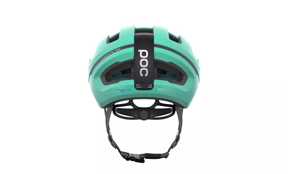 Велошолом POC Omne Air SPIN (Fluorite Green Matt), Колір: Fluorite Green Matt, Розмір: S/50-56, зображення 4