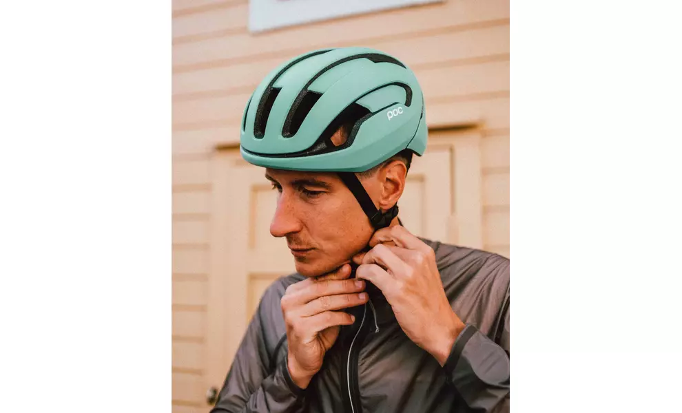 Велошолом POC Omne Air SPIN (Fluorite Green Matt), Колір: Fluorite Green Matt, Розмір: S/50-56, зображення 6