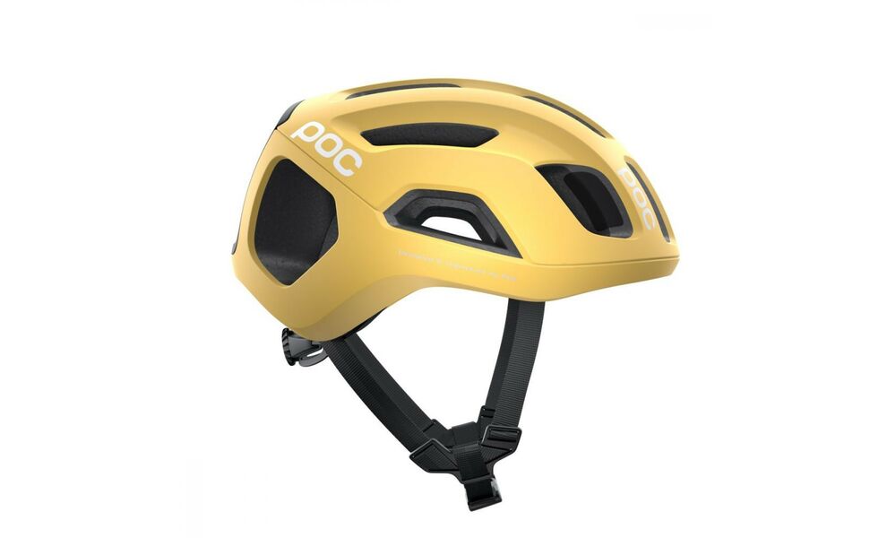 Велошолом POC Ventral Air SPIN (Sulfur Yellow Matt), Колір: Sulfur Yellow Matt, Розмір: S/50-56, зображення 4