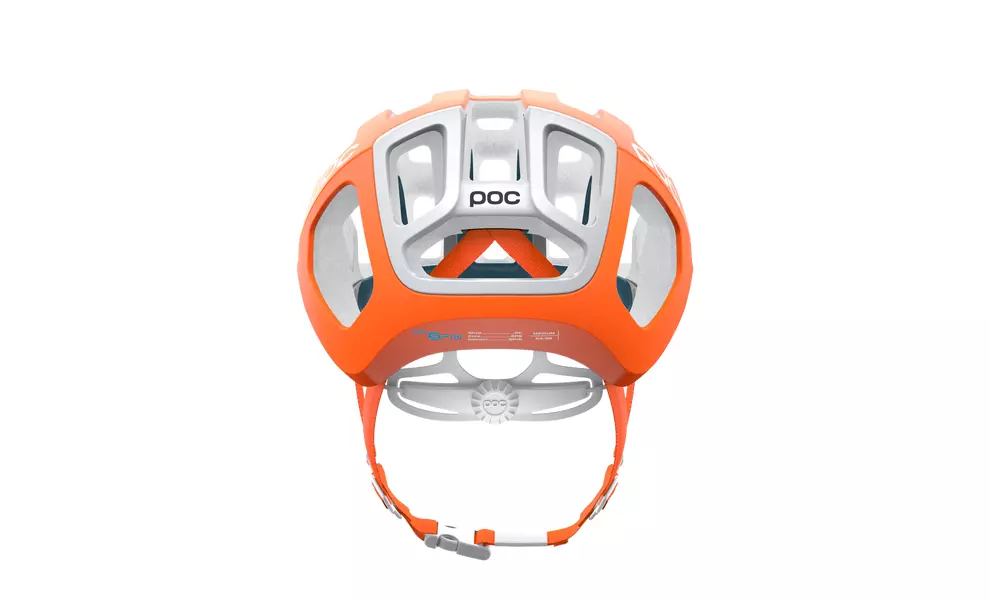 Велошолом POC Ventral Air SPIN (Zink Orange AVIP), Колір: Zink Orange AVIP, Розмір: S/50-56, зображення 4